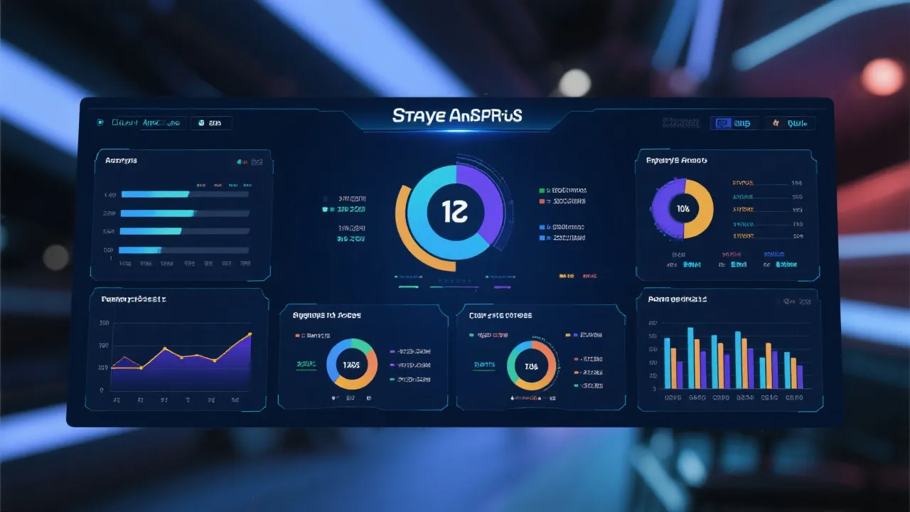 电竞数据可视化面板